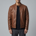 Men's Quilted Biker Leather Jacket