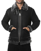 Premium Shearling Leather Jacket, ultra soft original fur jacket