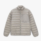 Men’s White Parka & Puffer Jacket - Sleek & Insulated