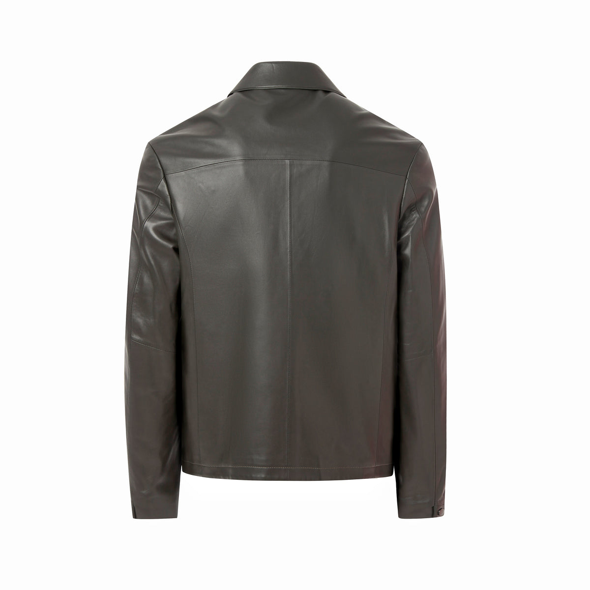 Palaleather Black Zipped Sheepskin Leather Jacket