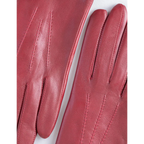 New Women American Lambskin Red Leather Gloves