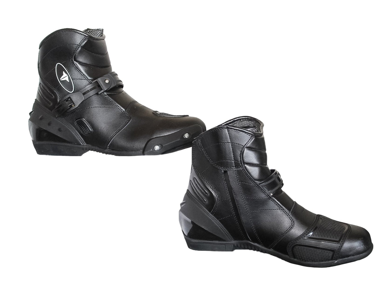Motorcycle RSS1-T New Riding Black Vented Shoes/Boots
