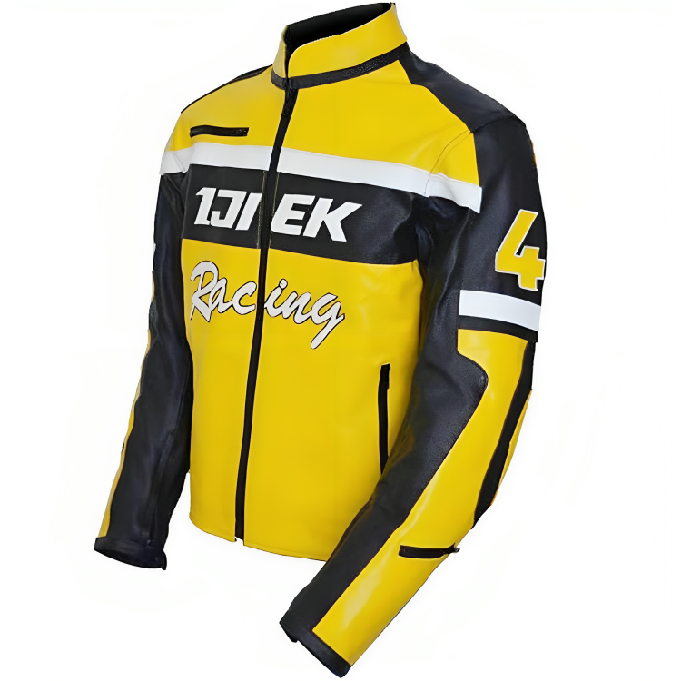 DEAD RISING 2 CHUCK IJIEK GREENE RACING YELLOW HUNTING JACKET
