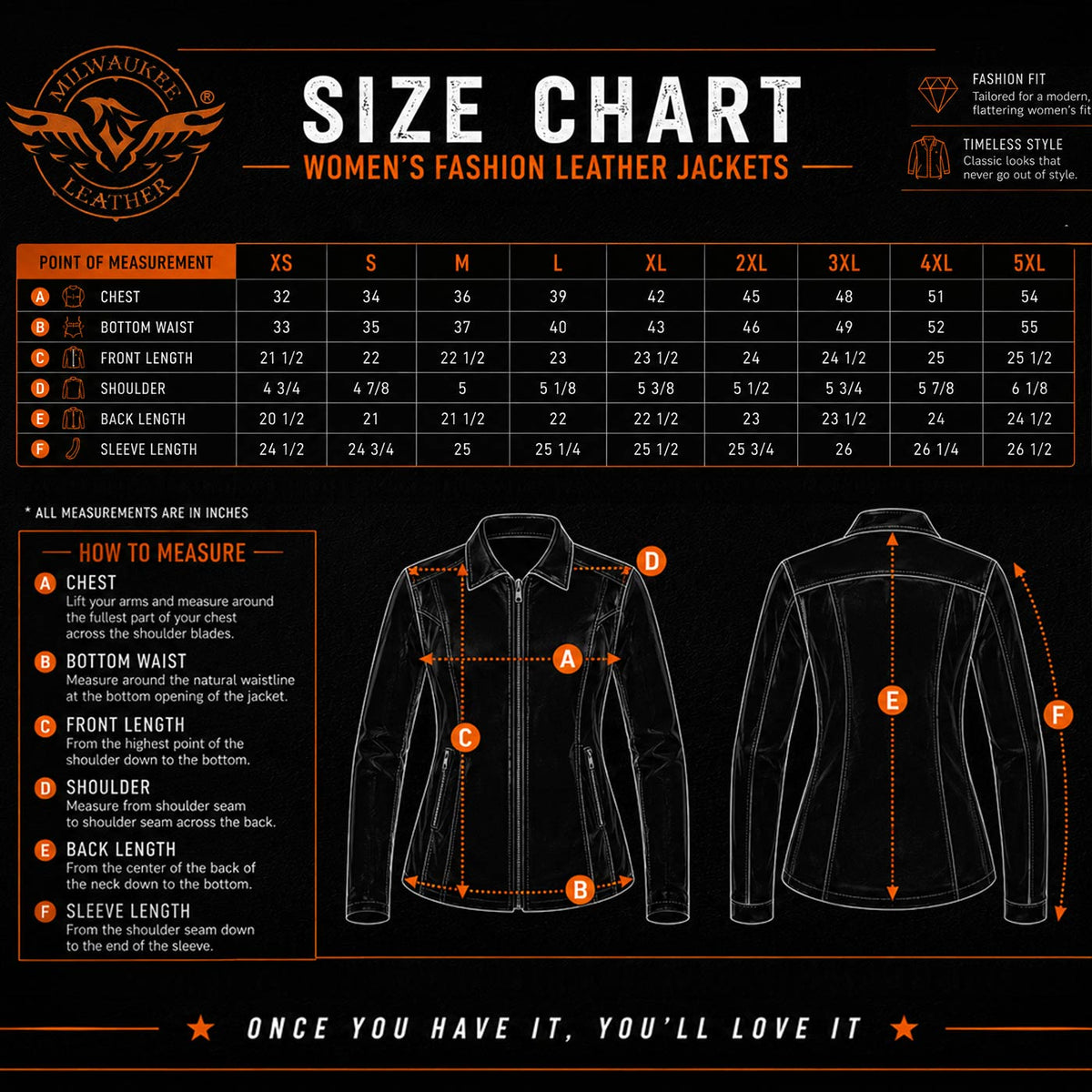 Milwaukee Leather Vintage SFL2811 Women's Black Zipper Front Motorcycle Casual Fashion Leather Jacket