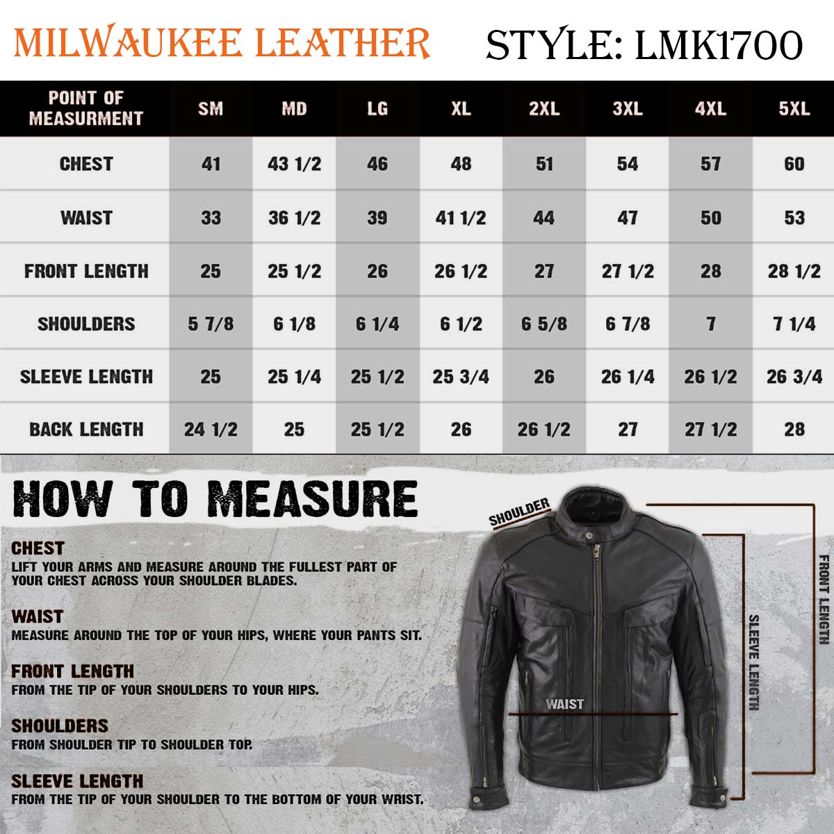 Milwaukee Leather Men's Classic Retro Distressed Brown Leather Jacket with CE Armor Protection - LKM17006