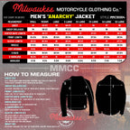 MMCC Men's Anarchy Brown Leather Motorcycle Jacket - MMC10004