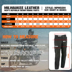 Milwaukee Leather MPM5593 Men's Camo CE Armored Motorcycle Denim Jeans Pants Reinforced w/ Aramid Fibers