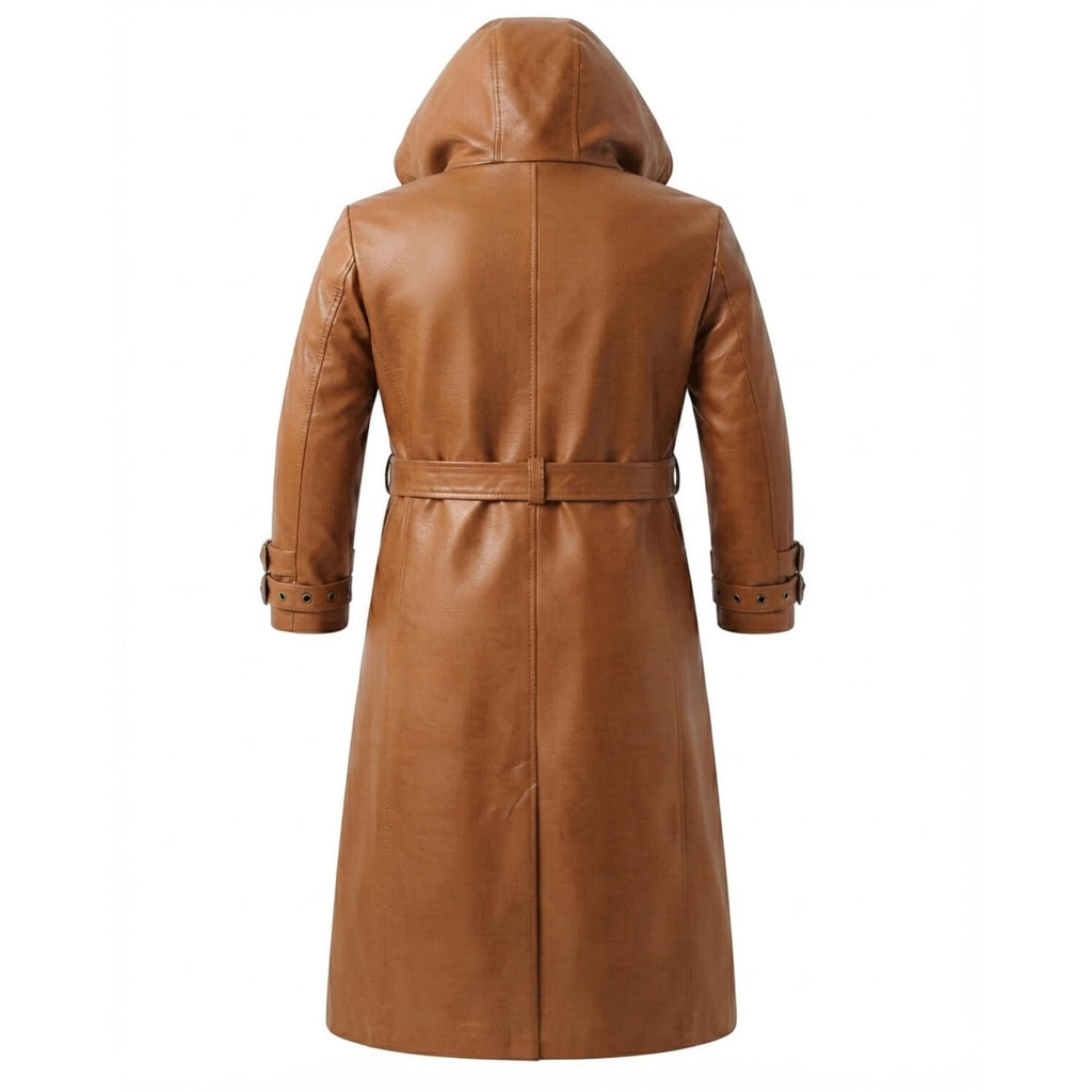 Unisex Leather Halloween Costume Coat
