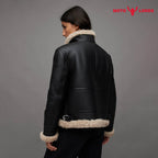 Aria Wings Premium Women Shearling Jacket