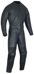 BLACK RACE TWO PIECE SUIT CE APPROVED PROTECTION