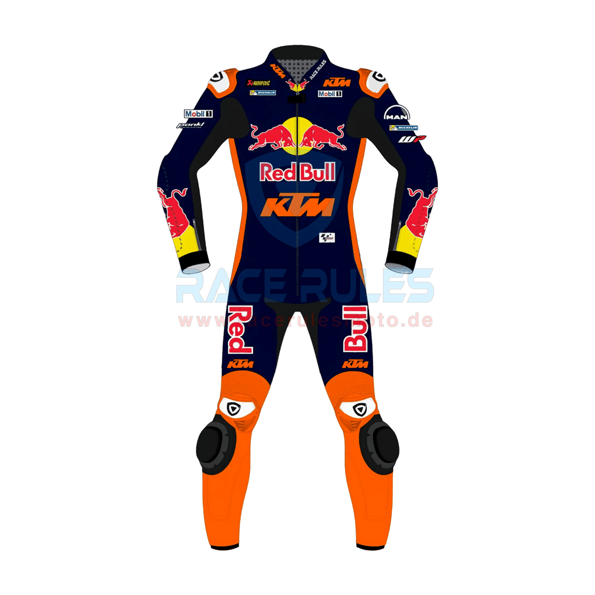 Redbull KTM Brad Binder Blue Leather Motorbike Suit MotoGP Gear for Men & Women | Ideal Gift for Bikers