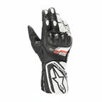 Alpinestars SP-8 V3 Motorcycle Riding Gloves | Black & White