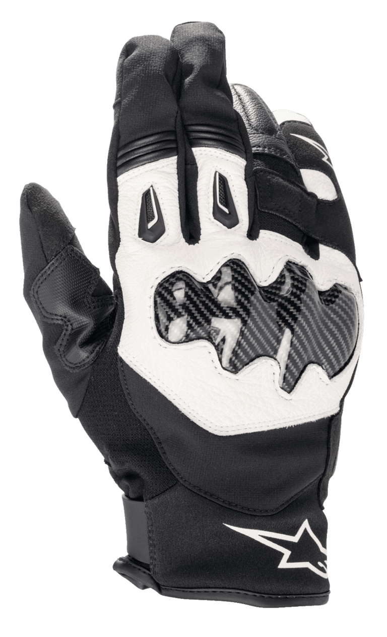 Alpinestars SMX-1 Waterproof Carbon Knuckle Leather Gloves