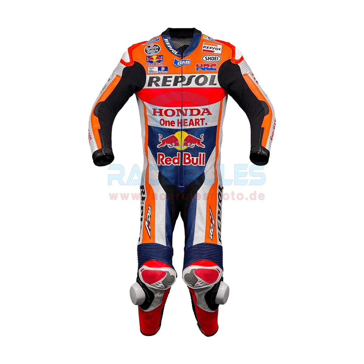 Marc Marquez Honda Repsol Motorcycle Leather Suit Men Women MotoGP Racing Suit