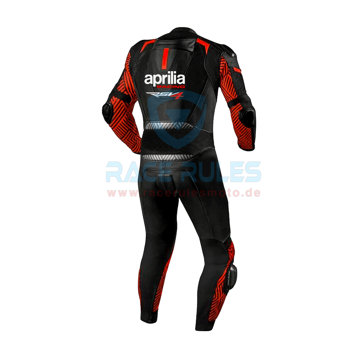 Aprilia MotoGP Leather Motorbike Suit Gear for Men & Women | Ideal Gift for Bikers