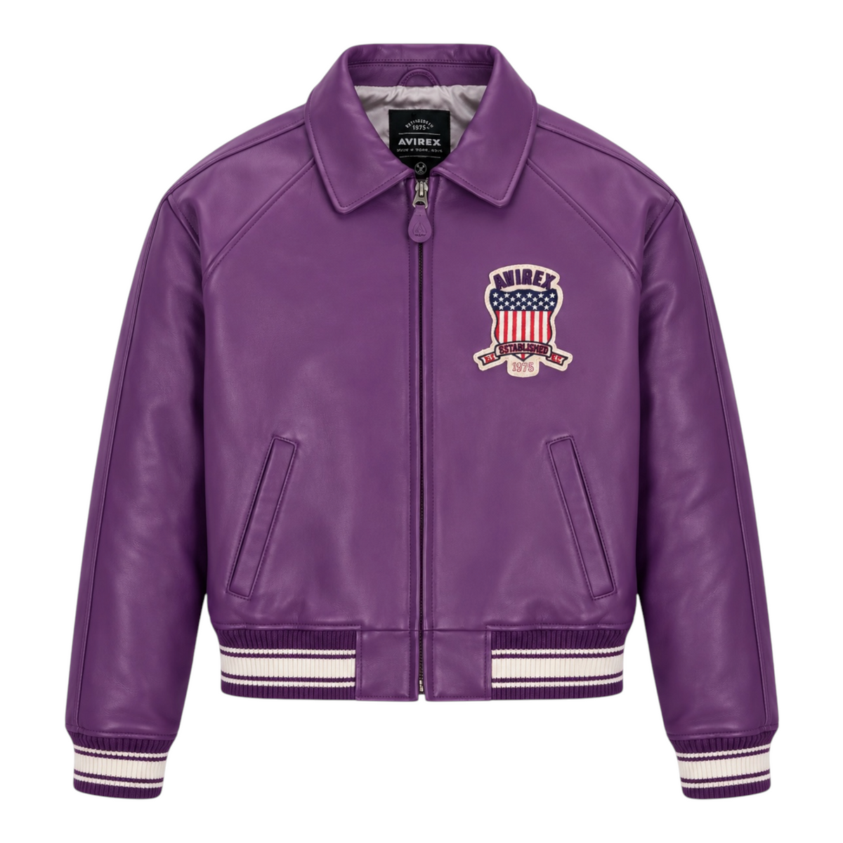 Orchid Icon Leather Jacket