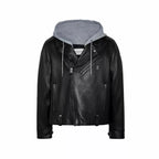 Divine Black Moto Hooded Jacket