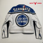 Plus Size Lucky Strike Casual Moto Leather Jacket