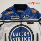Plus Size Lucky Strike Casual Moto Leather Jacket