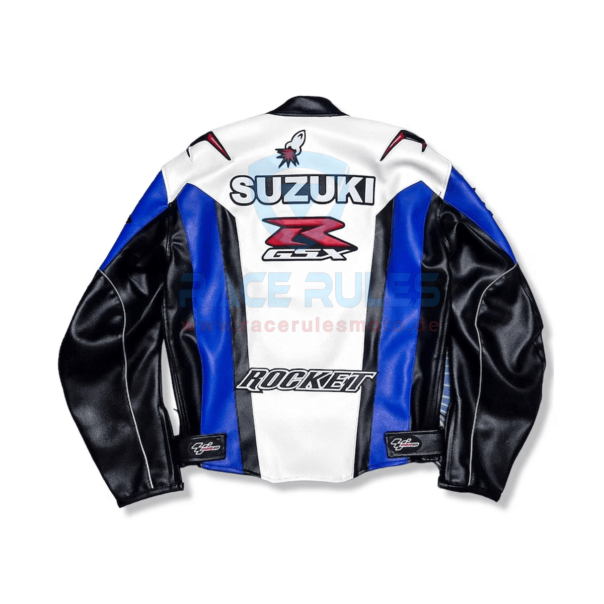 Suzuki Leather Motorcycle Jacket Off-road F1 Aesthetic Racing Jacket
