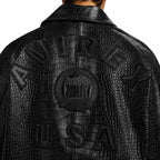 Men's Croc Avirex Icon Leather Jacket 2026