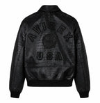 Men's Croc Avirex Icon Leather Jacket 2026