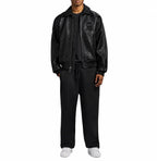 Men's Croc Avirex Icon Leather Jacket 2026