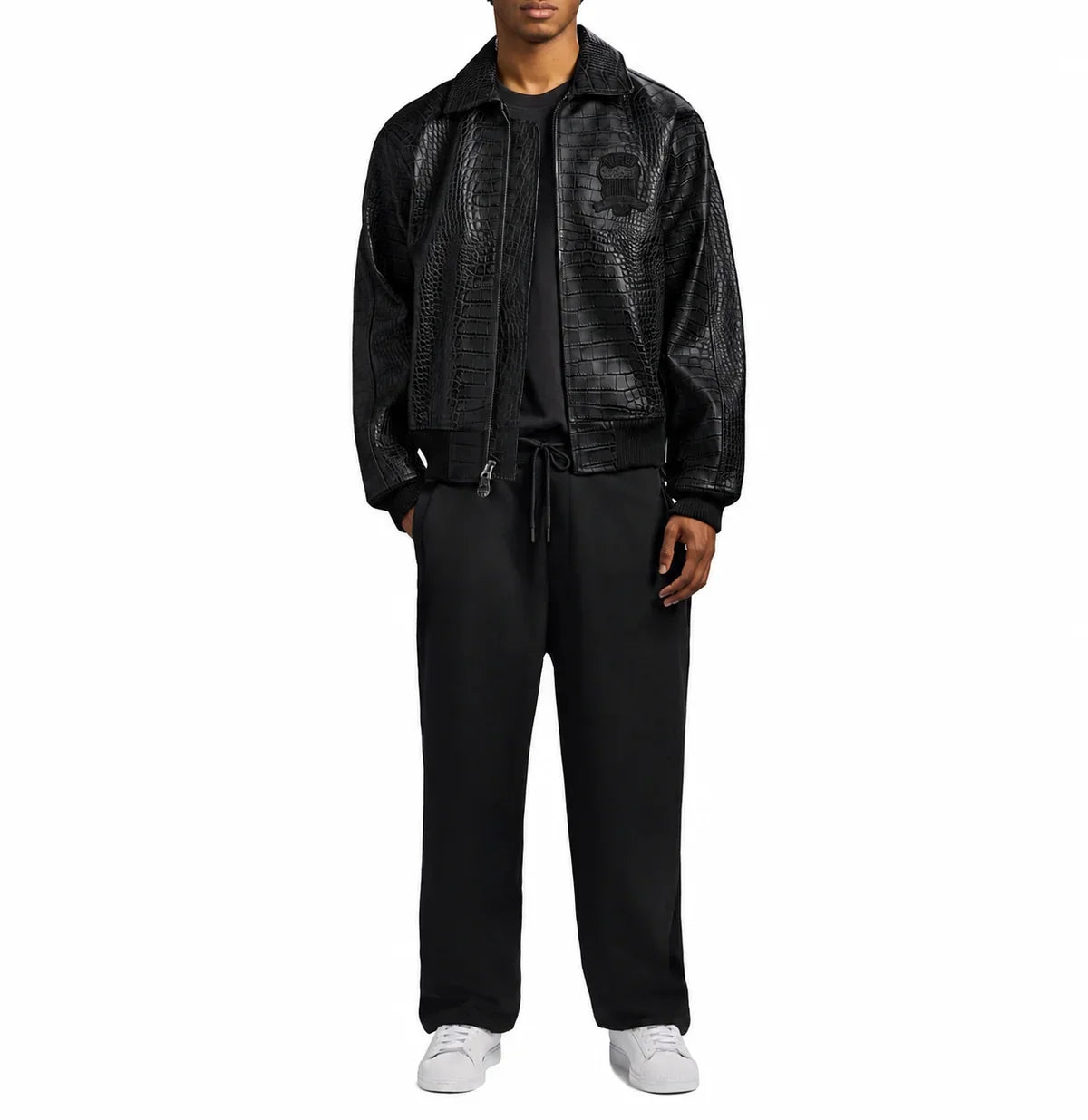 Men's Croc Avirex Icon Leather Jacket 2026