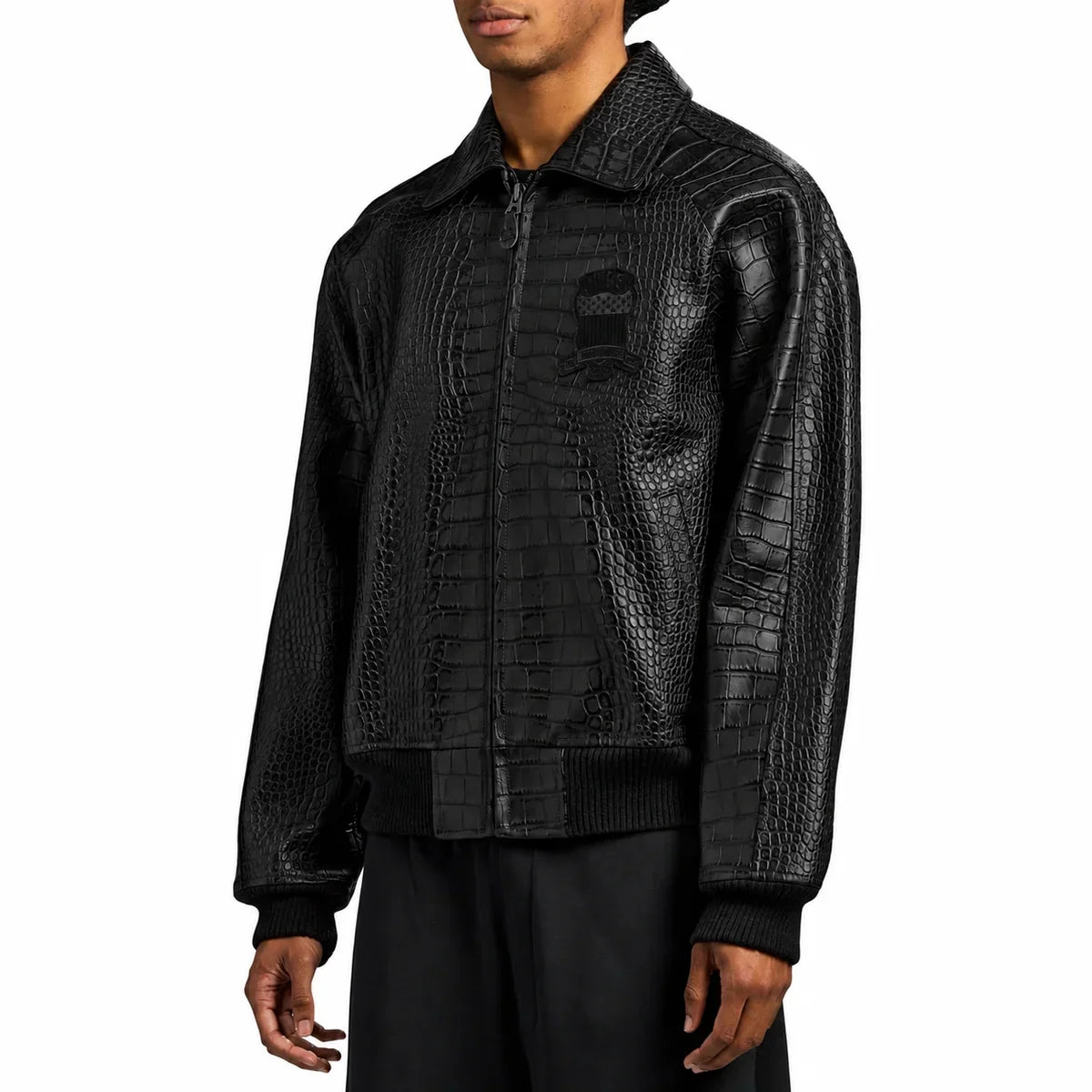 Men's Croc Avirex Icon Leather Jacket 2026