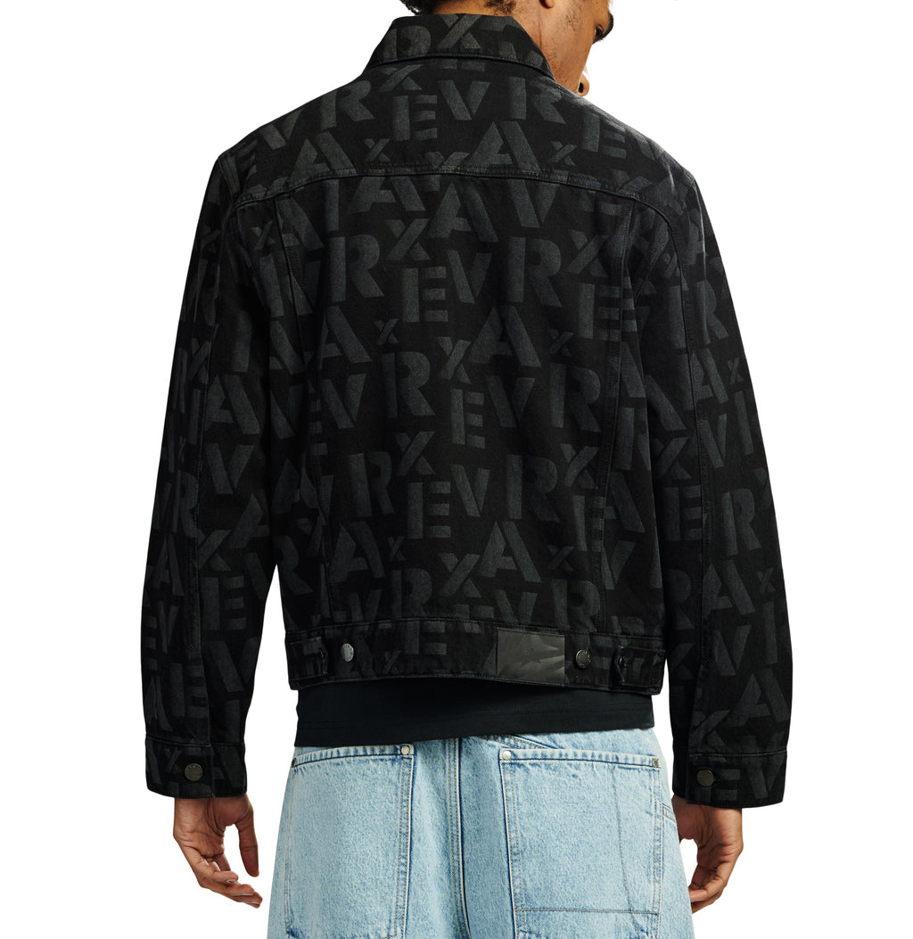 MONOGRAM DENIM JACKET