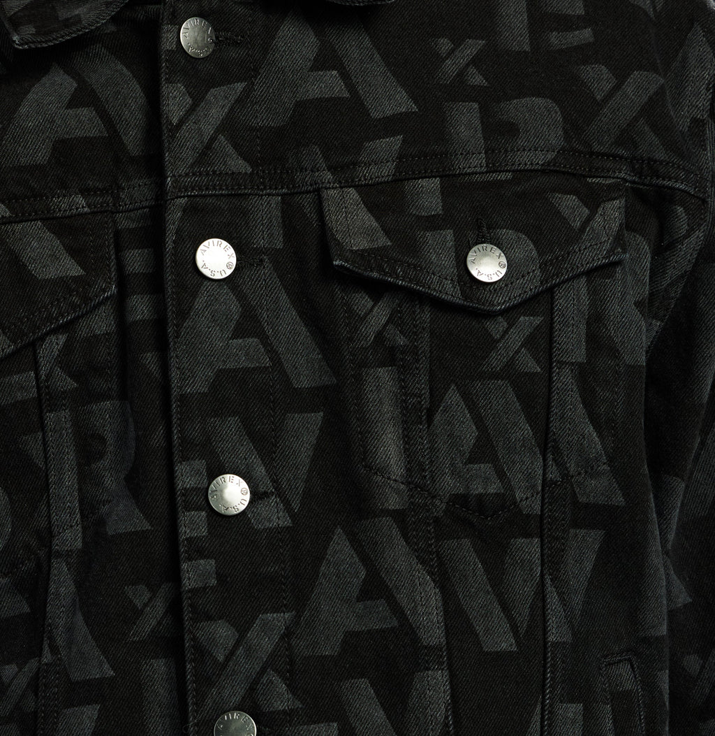 MONOGRAM DENIM JACKET