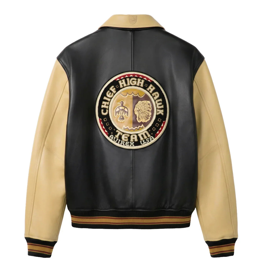Chief High Hawk Varsity Jacket