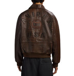 Men's Croc Avirex Icon Leather Jacket 2026