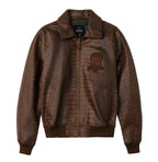 Men's Croc Avirex Icon Leather Jacket 2026