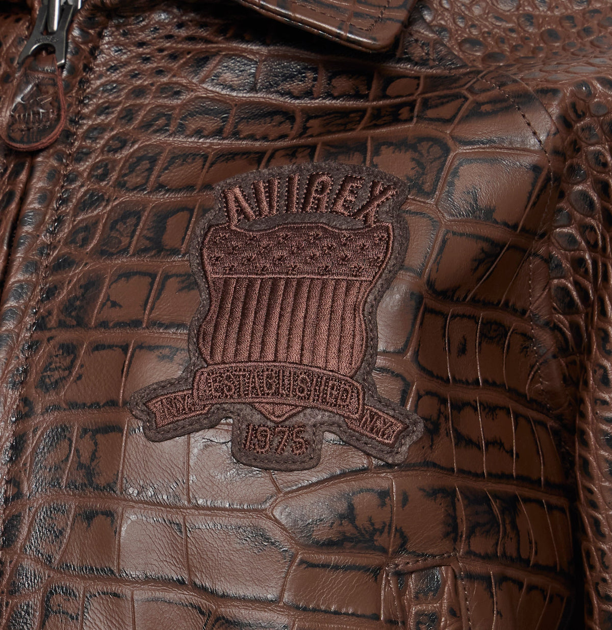 CROPPED CROC ICON JACKET