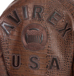CROPPED CROC ICON JACKET