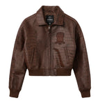 Women's Cropped Croc Icon Jacket