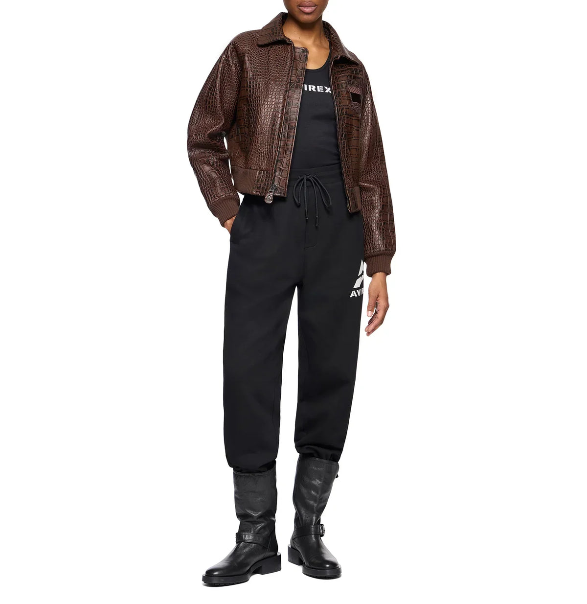 Women's Cropped Croc Icon Jacket