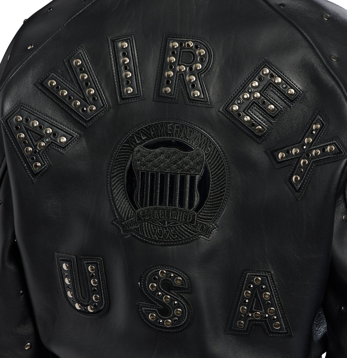 CROPPED STUDDED ICON JACKET
