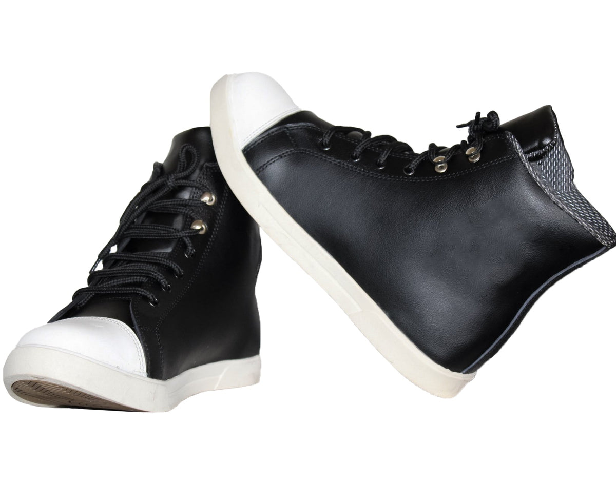 Motorcycle Casual Sneaker Riding Boots Shoes All Sizes