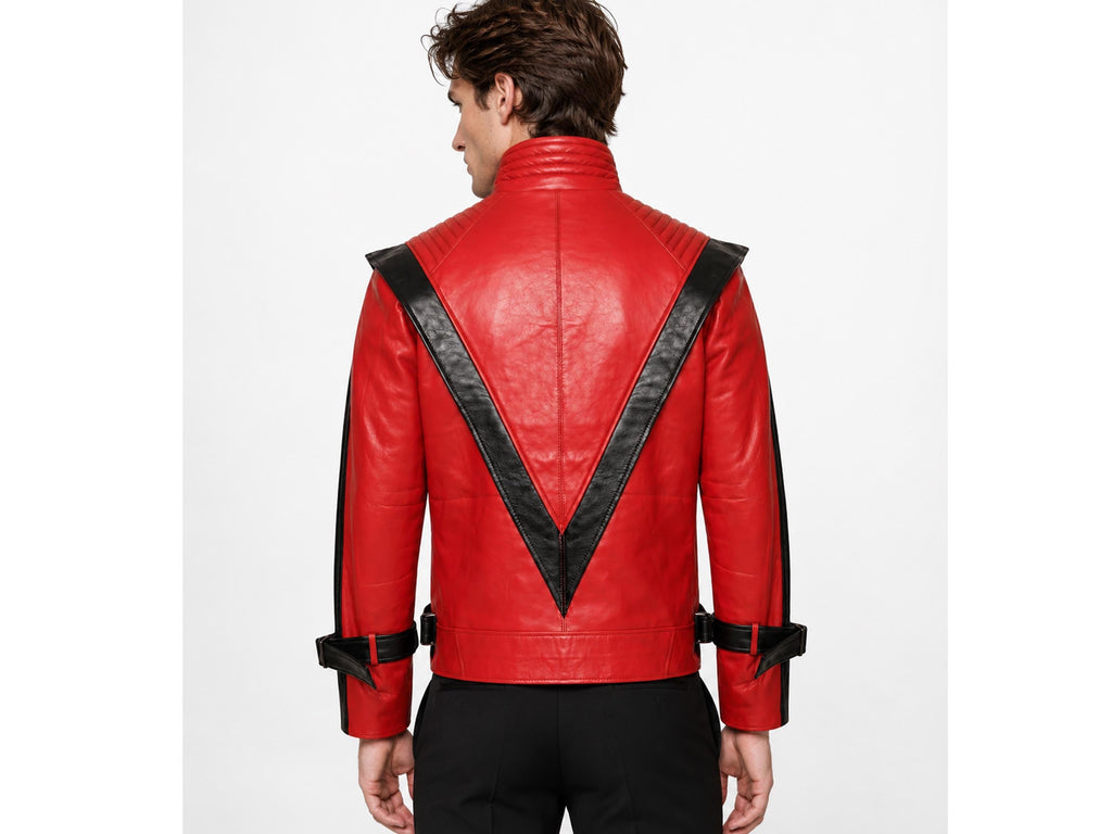 Michael Jackson Red Black Thriller Jacket