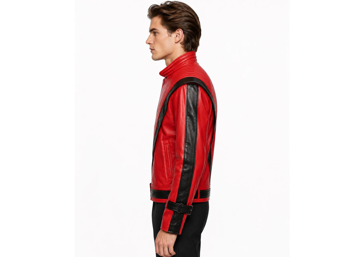 Michael Jackson Red Black Thriller Jacket