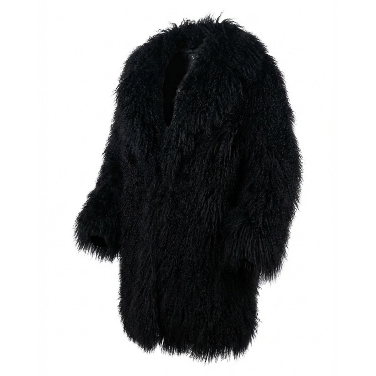 3/4 Mongolian Lamb Fur Coat