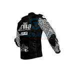 Aleix Espargaro Black And White Motorcycle Racing Jacket Aprilia WT 2022