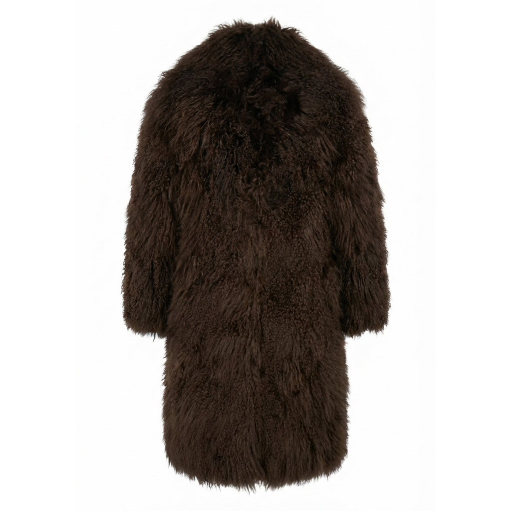 3/4 Mongolian Lamb Fur Coat