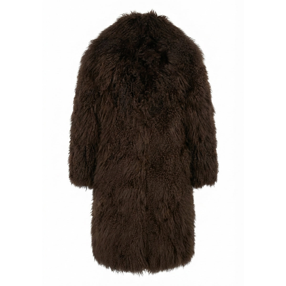3/4 Mongolian Lamb Fur Coat