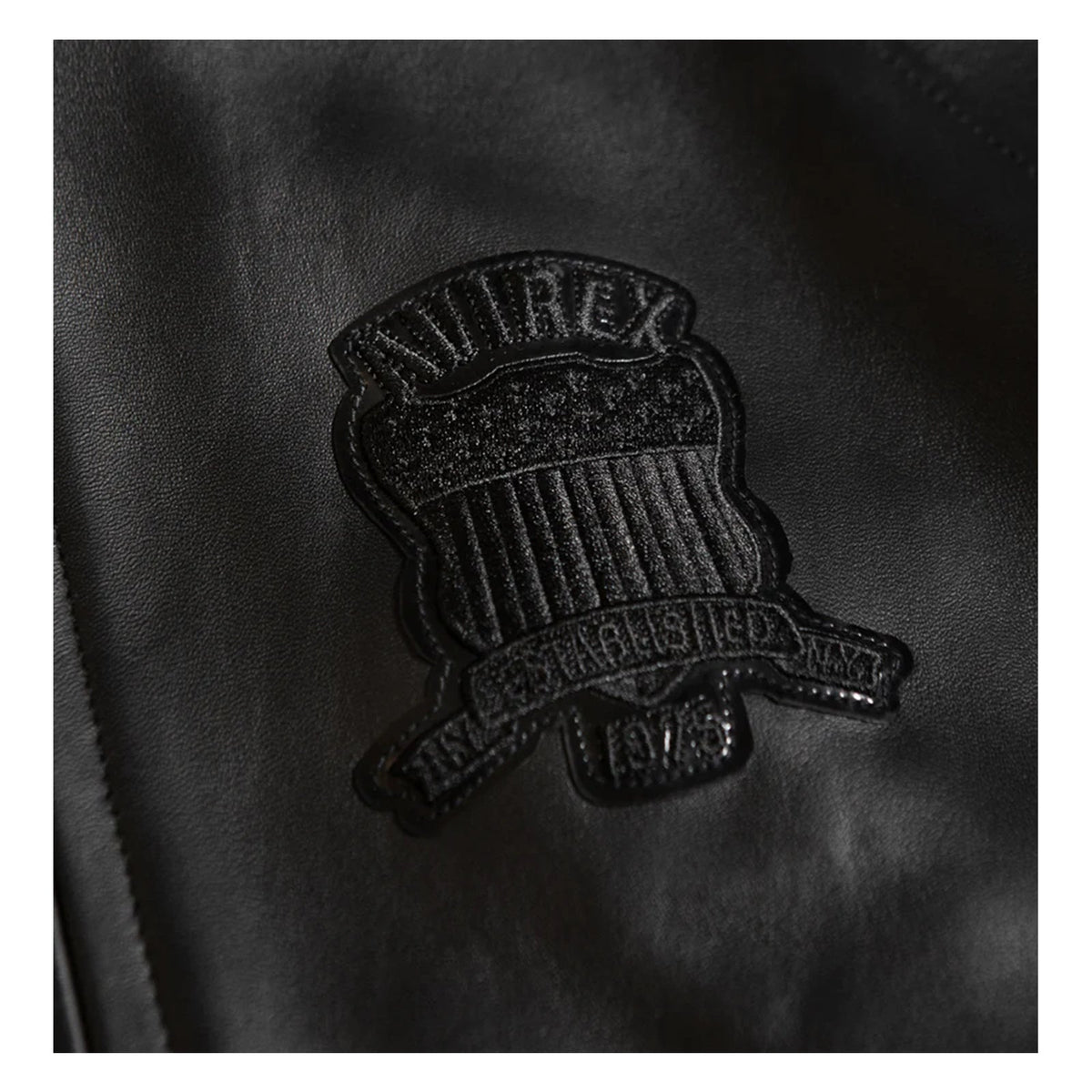 Avirex Iconic Black American Flight Leather Jacket
