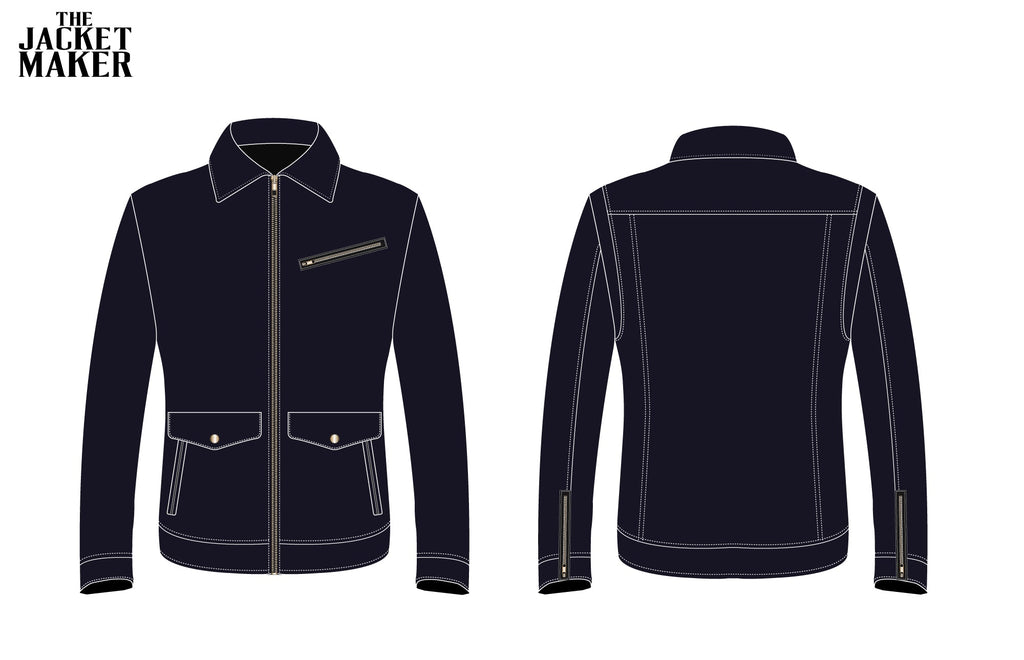 Custom Trenton Pulsipher Denim Jacket 1/2 Installments