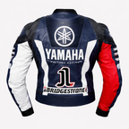 Yamaha Petronas Factory Racing Motorcycle Leather Jacket