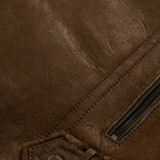Men's B3 Real Brown Sheepskin Shearling Aviator Leather Bomber Flying Jacket